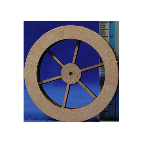 Rueda 7 cm madera