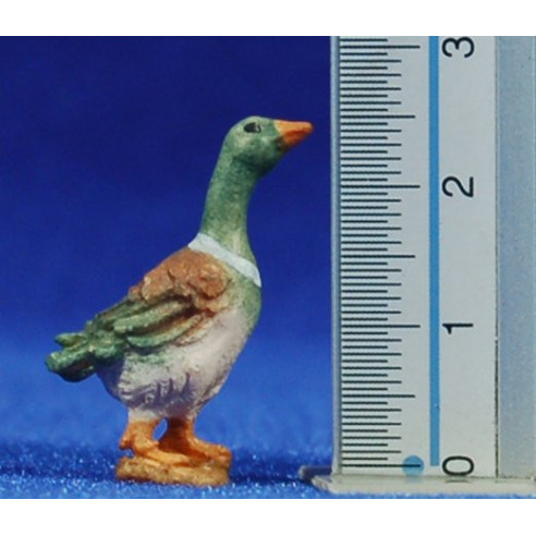 Duck 5-6 cm wood hand painted