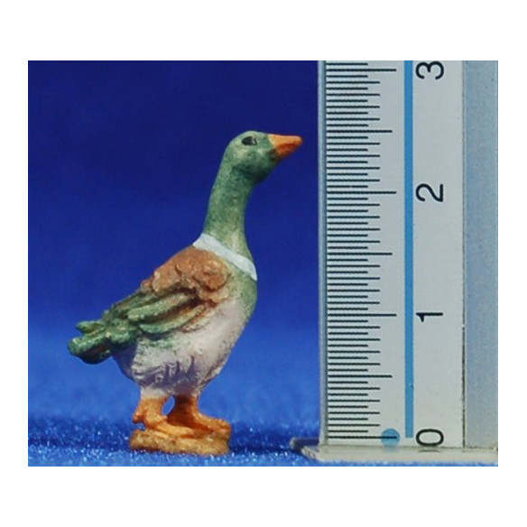Duck 5-6 cm wood hand painted