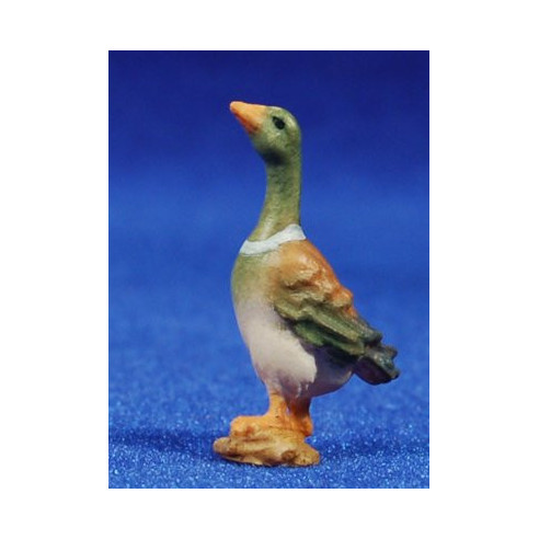 Pato 6-8 cm madera pintada a mano