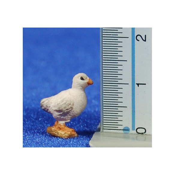 Duckling 5-6 cm wood hand painted