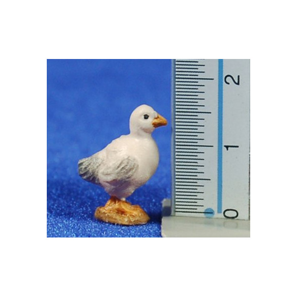 Duckling 6-8 cm wood hand painted