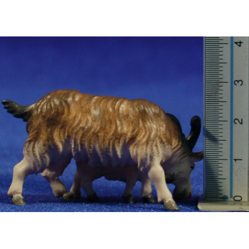 Cabra con cabrito 10 cm madera