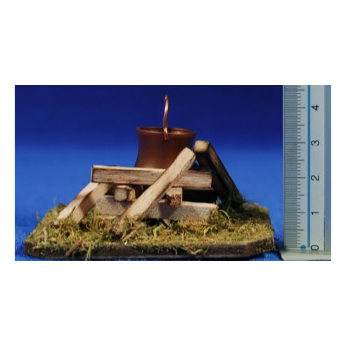 Fogata  (3-4,5V) 4 cm fusta