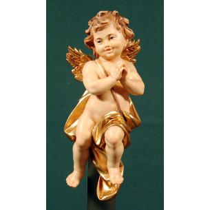 Ángel orando colgar 15 cm madera pintada