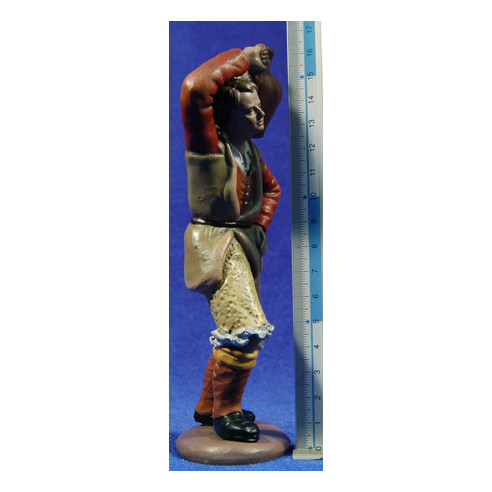 Pastor con jarra 16 cm barro pintado Figuralia