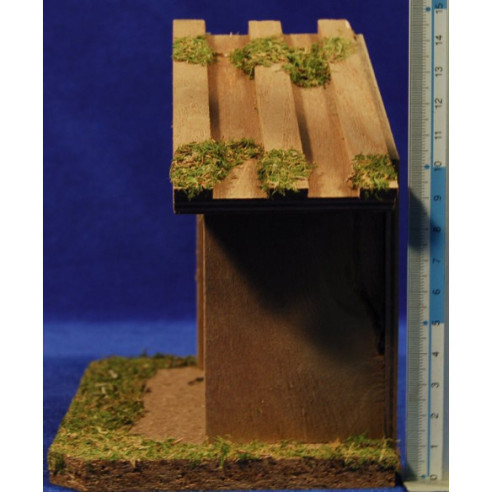 Capanna  6 cm legno