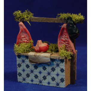 Banco mercado carne 12x5x11 cm madera