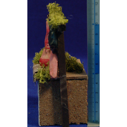 Banco mercado carne 12x5x11 cm madera