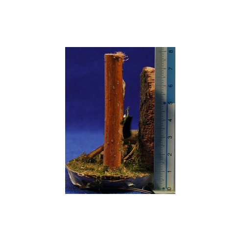 Fogata (3-4,5V)  7x12 cm fusta