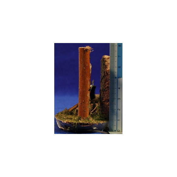 Fogata (3-4,5V)  7x12 cm fusta