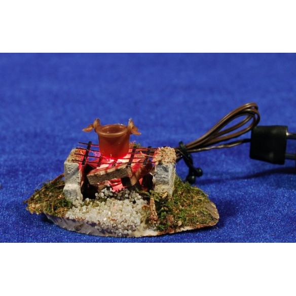 Falò (3-4,5V)  3,5 cm legno