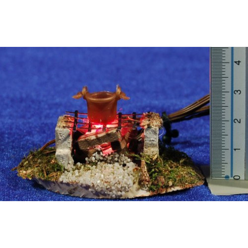 Falò (3-4,5V)  3,5 cm legno