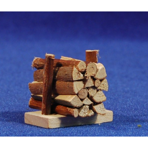 Conjunto de troncos 3,5x3 cm madera