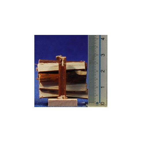 Conjunto de troncos 3,5x3 cm madera