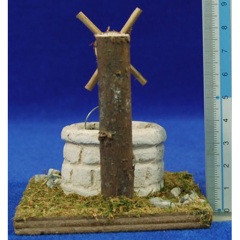Pozzo 5,5 cm legno e gesso