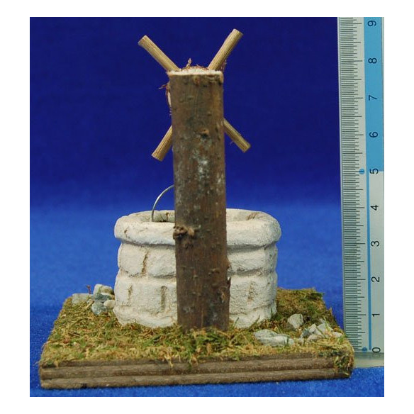 Pozzo 5,5 cm legno e gesso