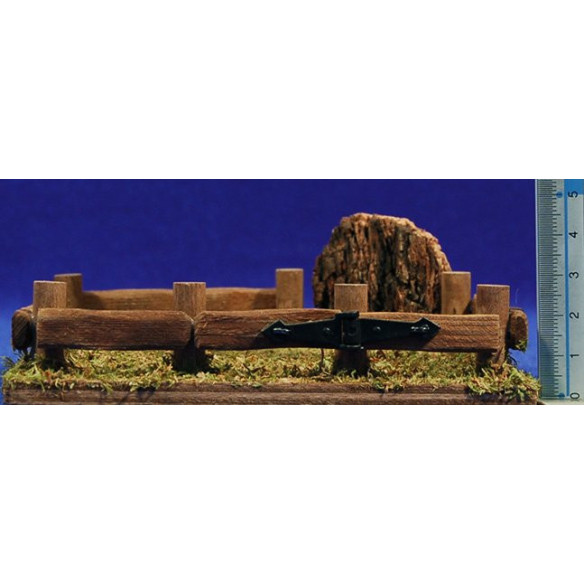 Vallat amb porta 1312x3,5 cm fusta
