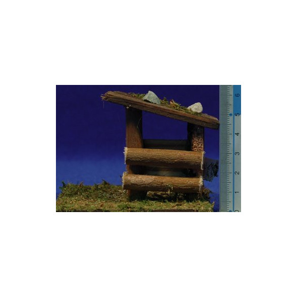 Galliner 10x8x6 cm fusta