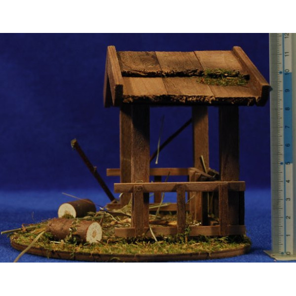 Cave open 6 cm wood