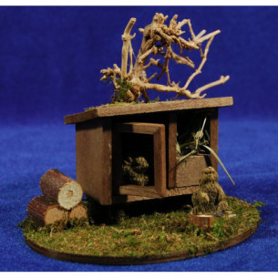 Conillera 10 cm fusta