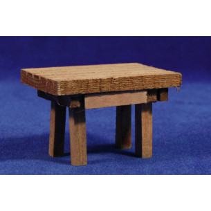 Table brown 8,5x6x5,5 cm wood