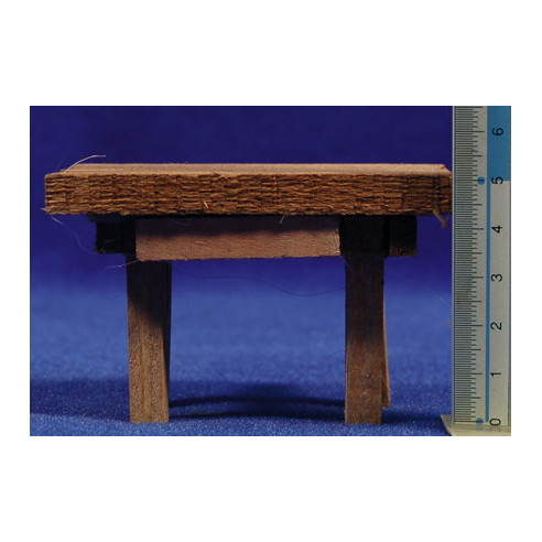 Mesa sola marrón 8,5x6x5,5 cm madera