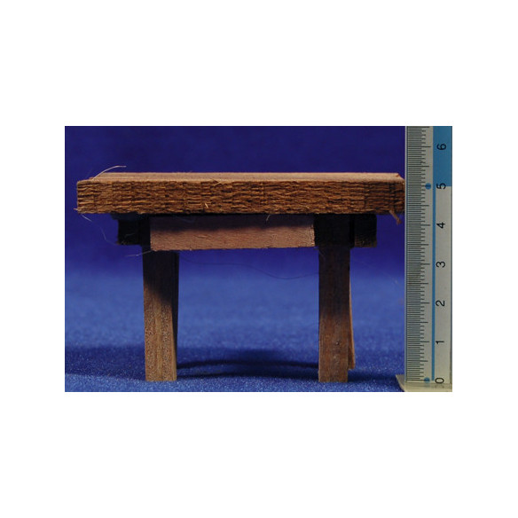 Mesa sola marrón 8,5x6x5,5 cm madera
