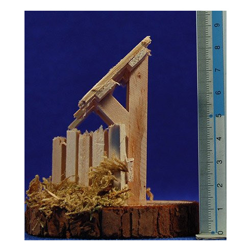 Capanna chiara 4-5 cm legno