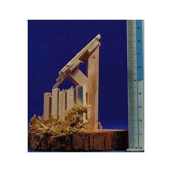 Capanna chiara 4-5 cm legno