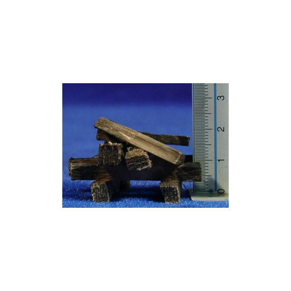 Falò tronchi (3-4,5V) 5 cm legno