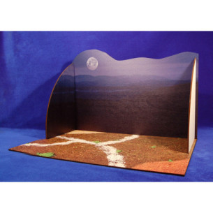 Ambient box night ans moon 58x38x38 cm wood