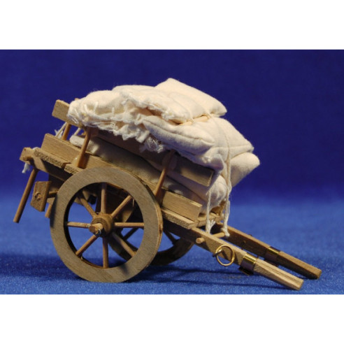 Carrello di sacchi 11cm legno