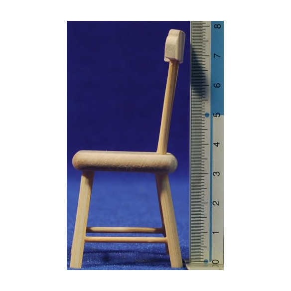 Sedia 8 cm legno