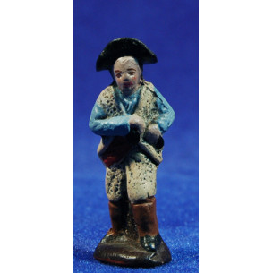 Pastore nacchere 5 cm  terracotta dipinte Figuralia