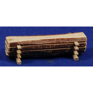 Piló de fustes tallades 2x8 cm fusta