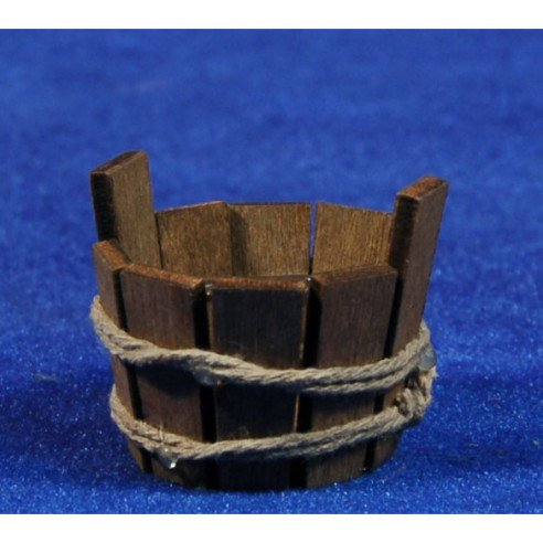Basket round 3 cm wood