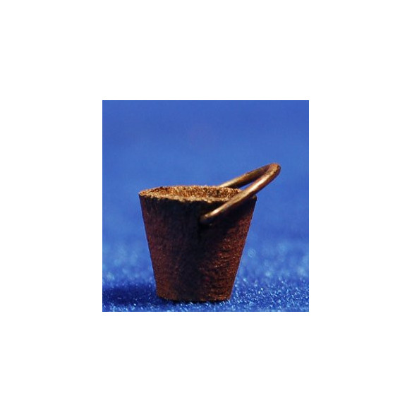 Cubo cobre 1 cm madera