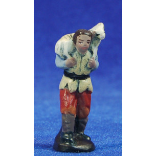 Pastor amb xai 5 cm fang pintat Figuralia