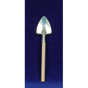 Pala punta 8 cm madera