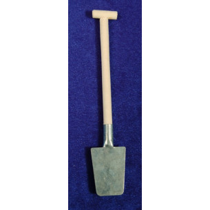 Pala piana 10 cm legno metallo