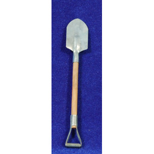 Pala rodona 12 cm fusta i metall