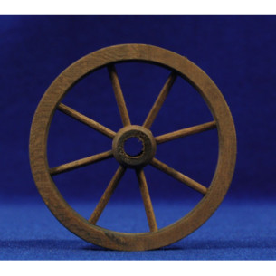 Rueda 8 cm madera