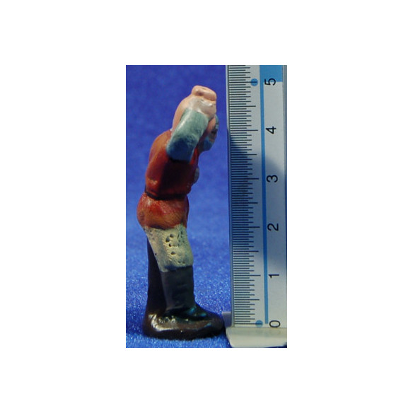 Pastor con jarra 5 cm barro pintado Figuralia