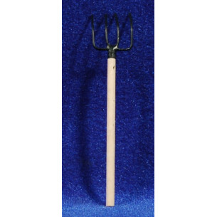 Fork 7,5 cm wood and metal