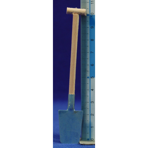 Pala plana 10 cm madera metal
