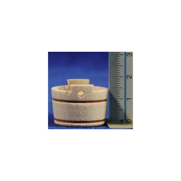 Bucket with lug diameter 2,5  cm wood