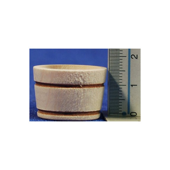 Barreño diámetro 2,5 cm madera