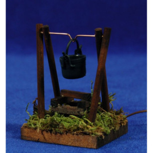 Falò (3-4,5V) M2 6 cm legno