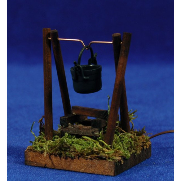 Fogata (3-4,5V) M2 6 cm madera